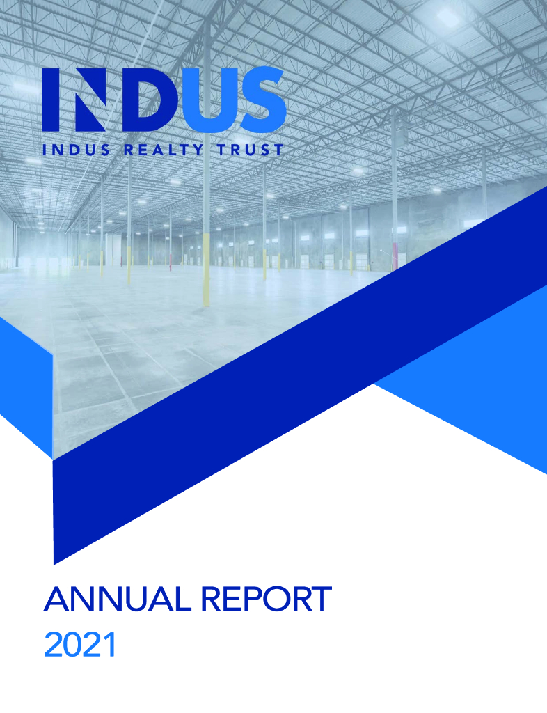 INDUS Realty Trust（INDT）2021财年年度报告（英文版）