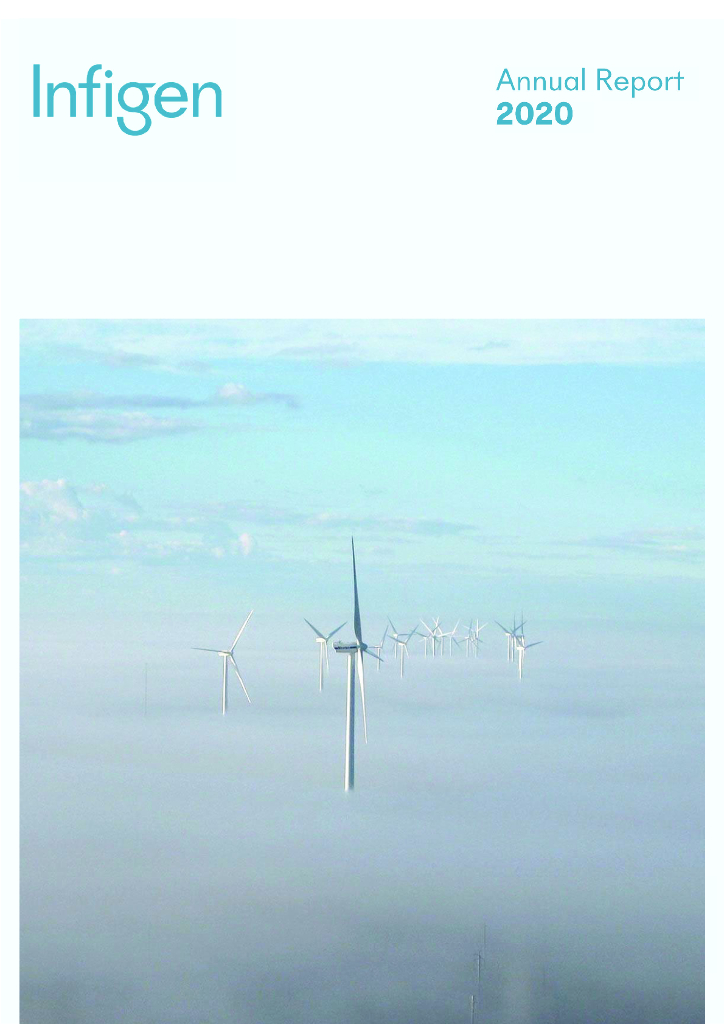 Infigen Energy Ltd（IFN）2020财年年度报告（英文版）