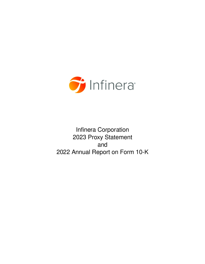 Infinera Corp.（INFN）2022财年年度报告（英文版）