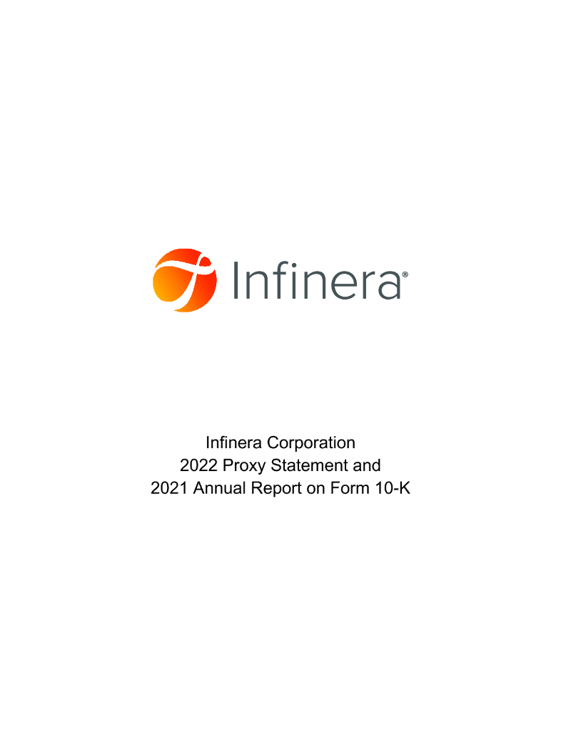 Infinera Corp.（INFN）2021财年年度报告（英文版）