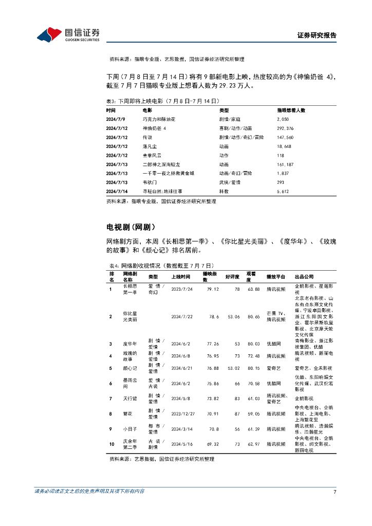 国信证券：传媒互联网周报：世界人工智能大会在沪举办，Meta发布文生3D视频模型_第7页