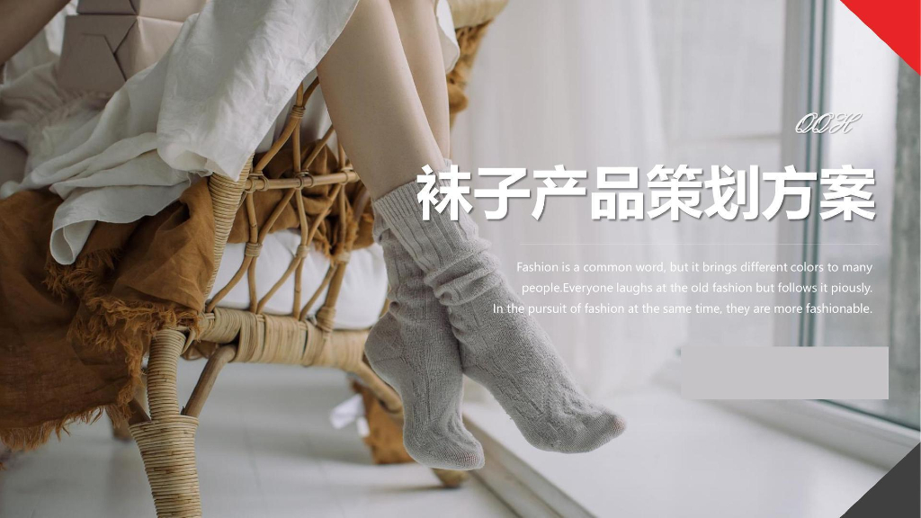 欧蒂爱：袜子产品策划方案