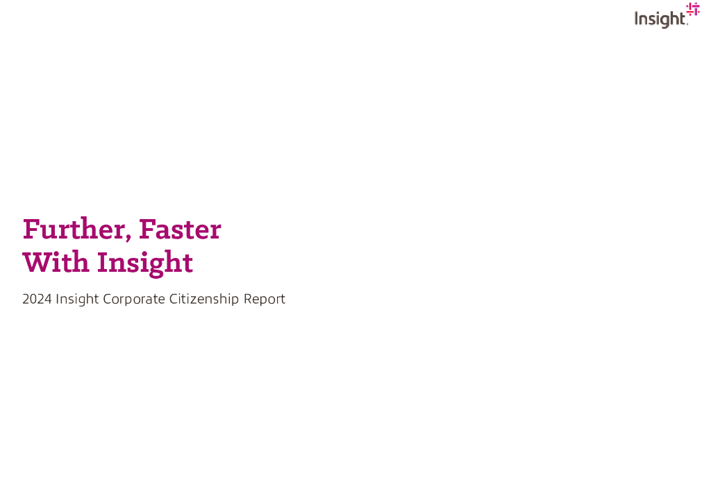 Insight Enterprises,Inc.（NSIT）2024年企业公民报告（英文版）
