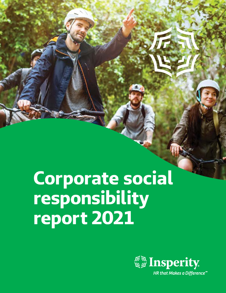 Insperity Inc.（NSP）2021年企业社会责任报告（英文版）
