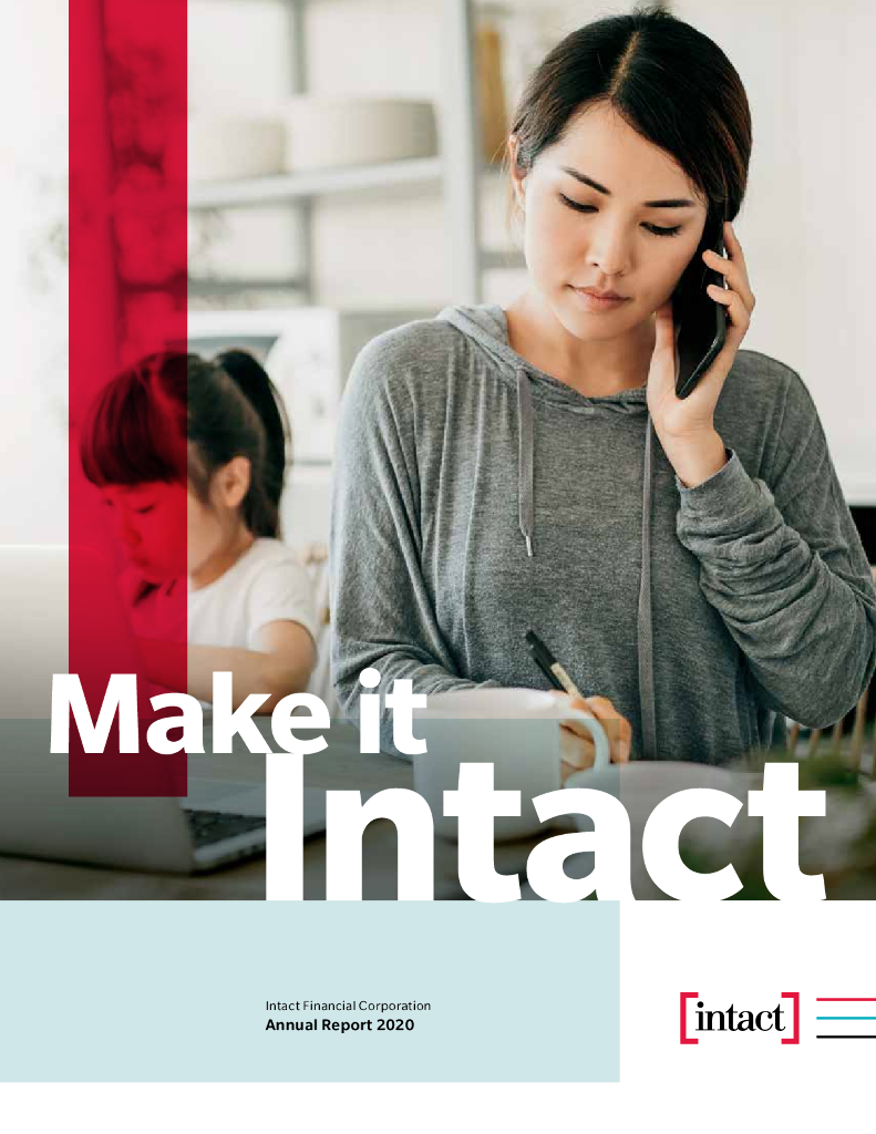 Intact Financial Corporation（IFC-T）2020财年年度报告（英文版）
