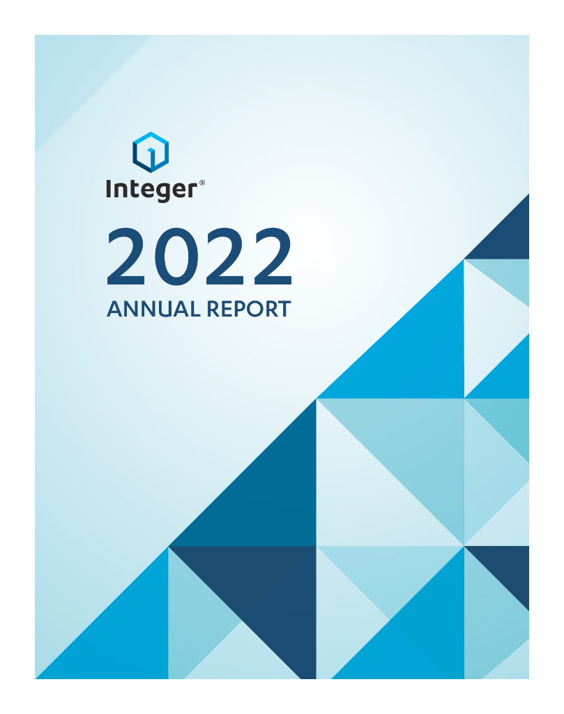 Integer Holdings Corporation（ITGR）2022财年年度报告（英文版）