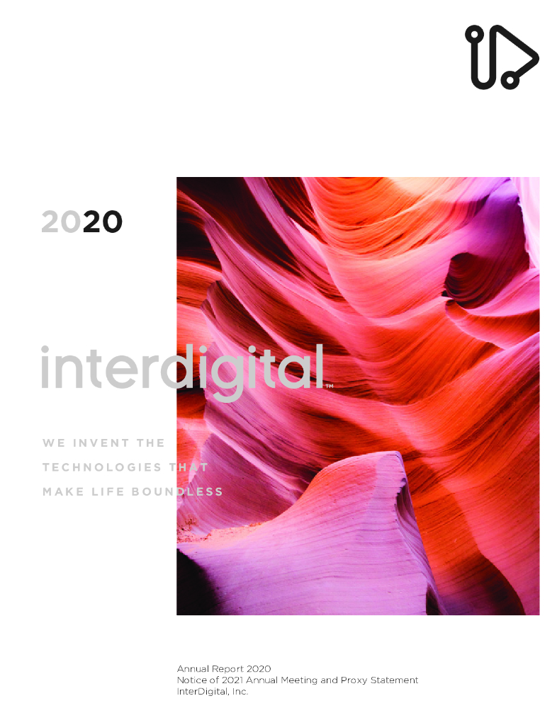 InterDigital Communications（IDCC）2020财年年度报告（英文版）