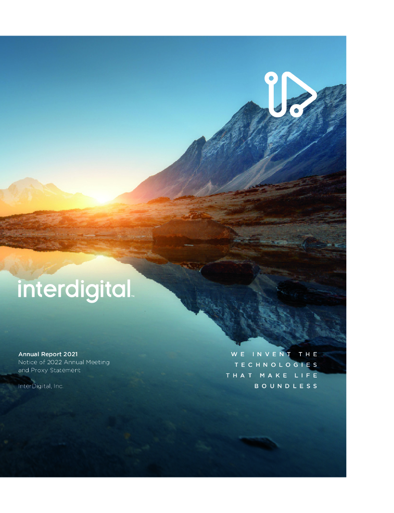 InterDigital Communications（IDCC）2021财年年度报告（英文版）