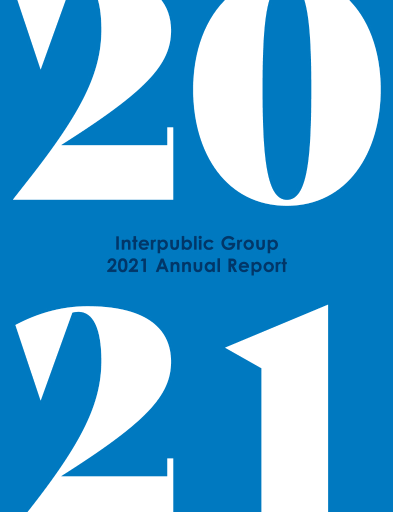 Interpublic Group（IPG）2021财年年度报告（英文版）