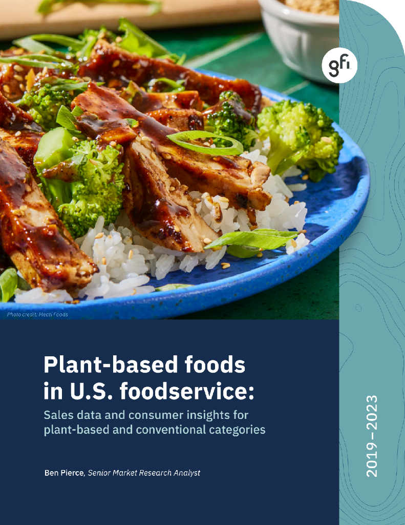 GFI：2019-2023美国食品业中的植物性食品报告（英文版）