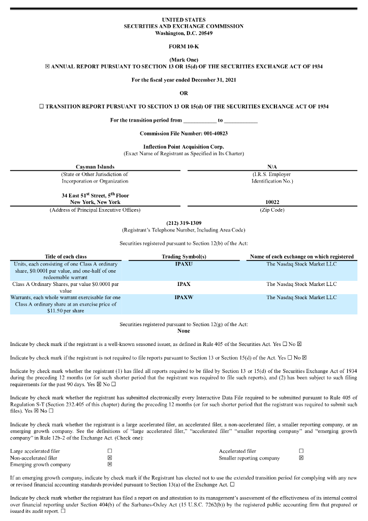 Intuitive Machines,Inc.（LUNR）2021财年年度报告（英文版）
