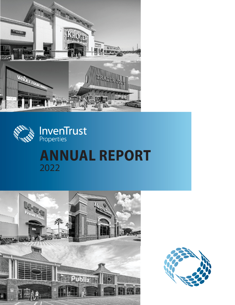 InvenTrust Properties Corp.（IARE）2022财年年度报告（英文版）