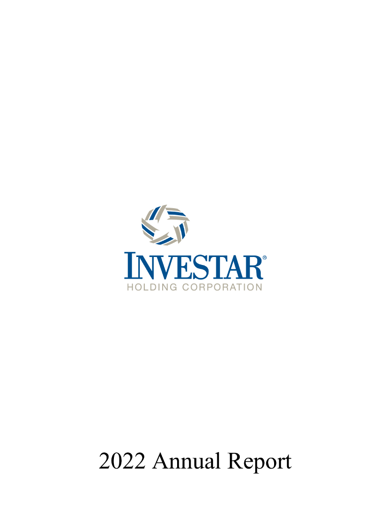Investar Holding Corp（ISTR）2022财年年度报告（英文版）