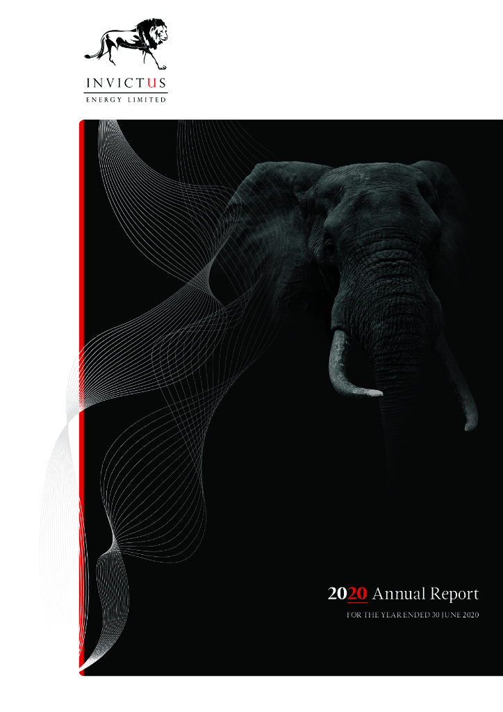 Invictus Energy Limited（IVZ）2020财年年度报告（英文版）
