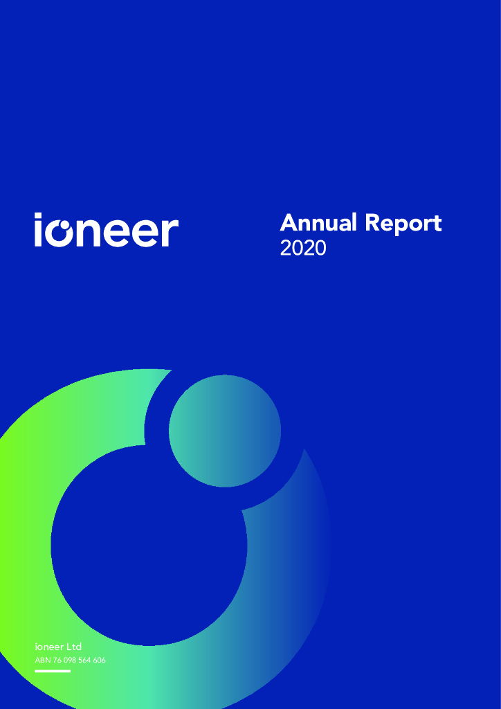 ioneer Ltd（INR）2020财年年度报告（英文版）