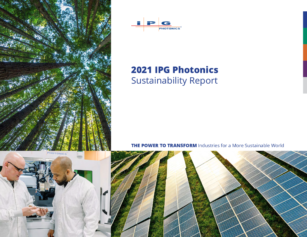 IPG Photonics Corporation（IPGP）2021年可持续发展报告（英文版）