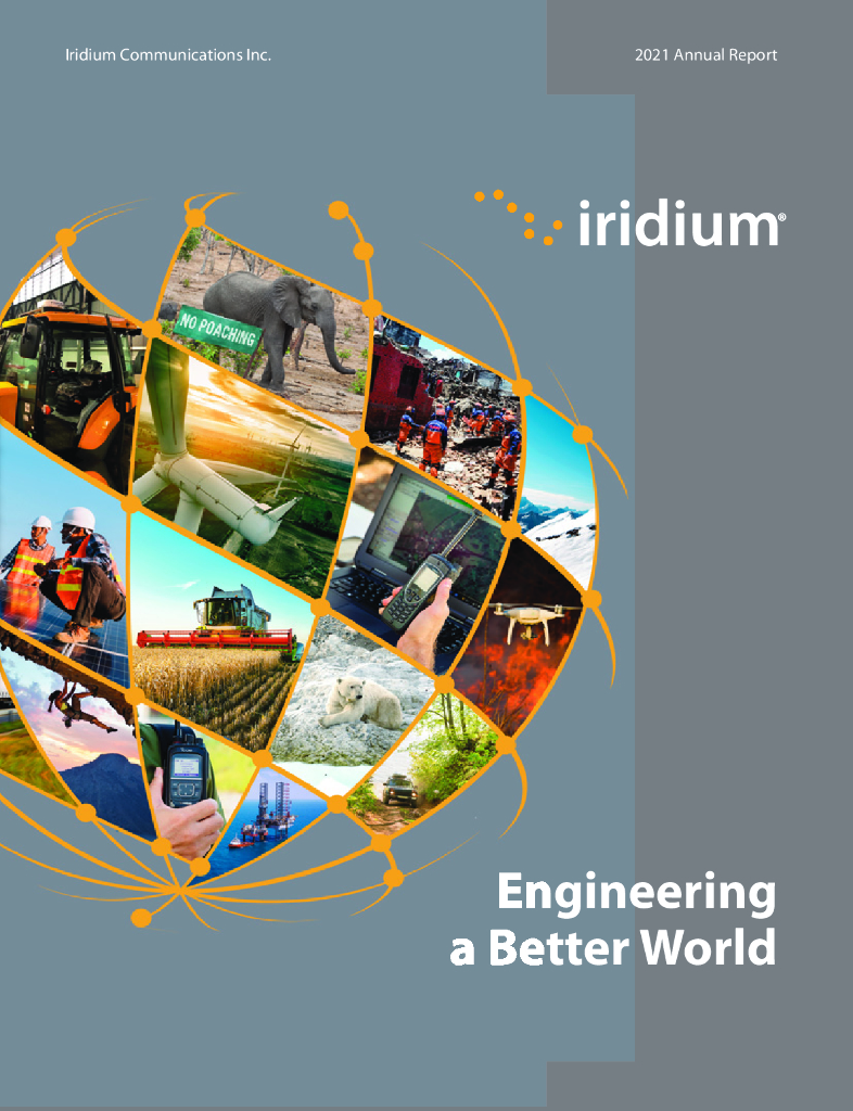 Iridium Communications Inc（IRDM）2021财年年度报告（英文版）