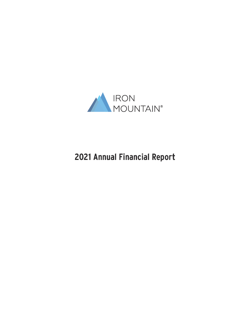 Iron Mountain Incorporated（IRM）2021财年年度报告（英文版）
