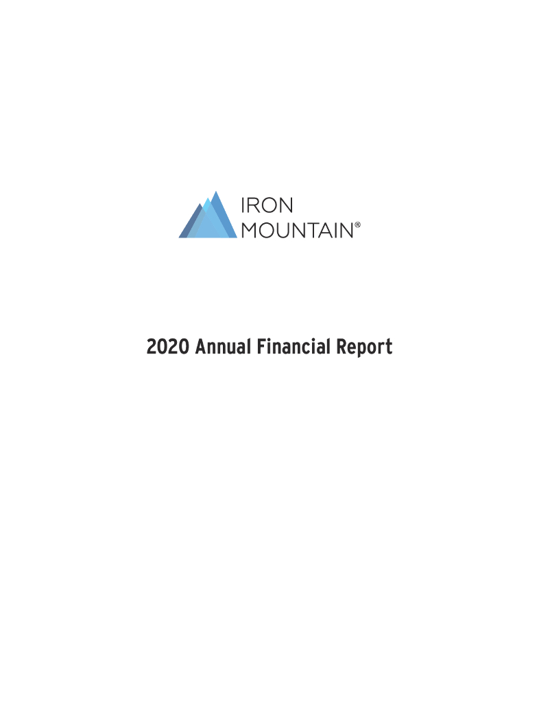 Iron Mountain Incorporated（IRM）2020财年年度报告（英文版）
