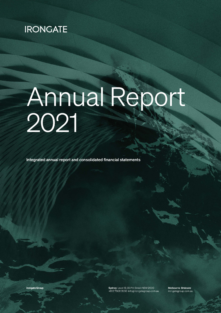 Irongate Group（IAP）2021财年年度报告（英文版）