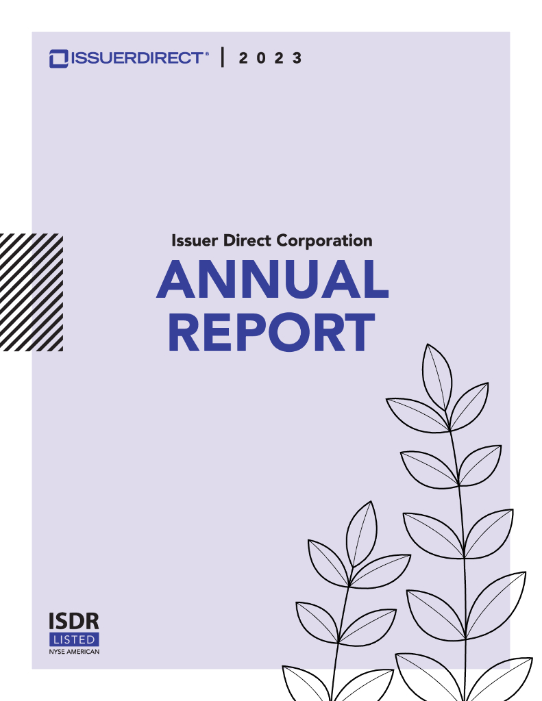 Issuer Direct Corporation（ISDR）2023财年年度报告（英文版）