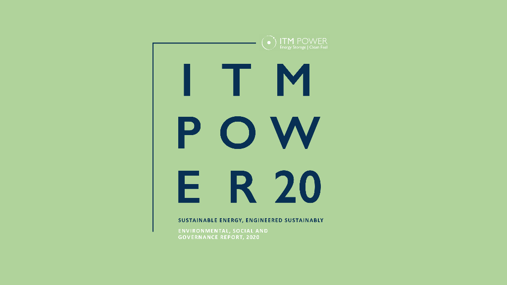 ITM Power Plc（ITM）2020年ESG报告（英文版）