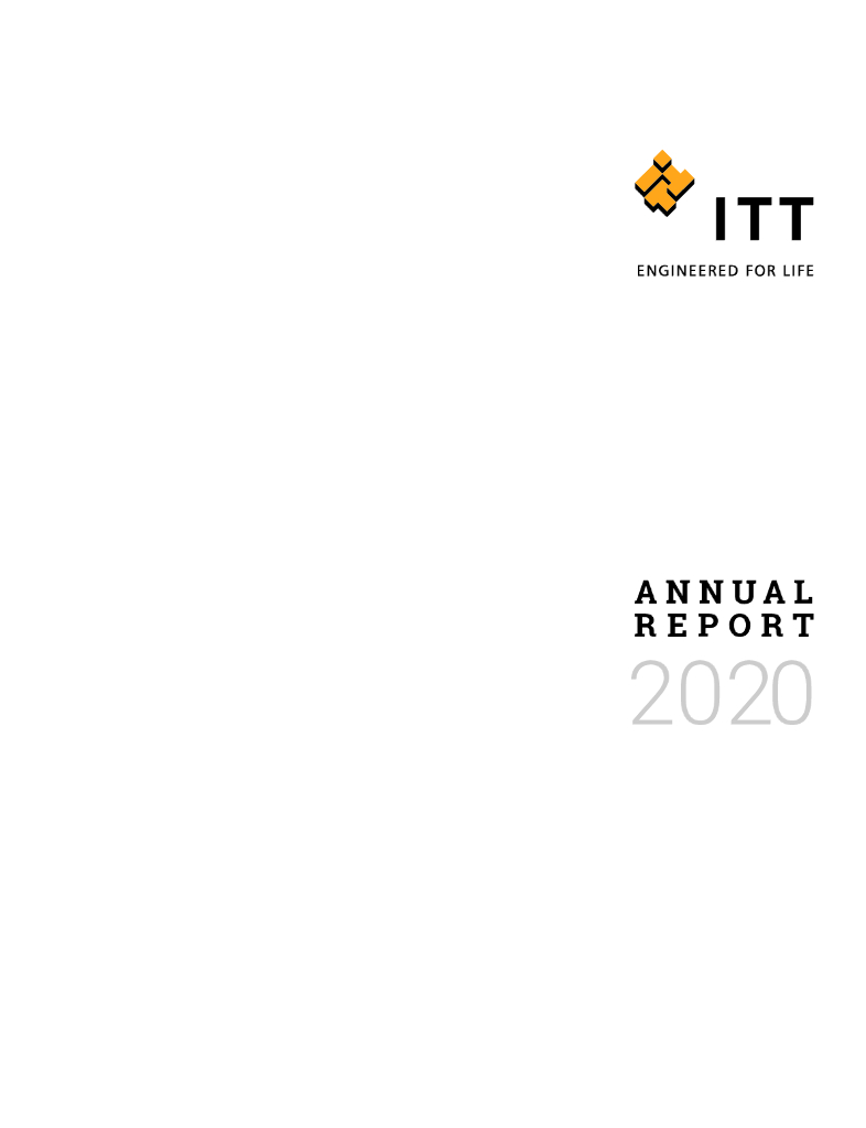 ITT Corp.（ITT）2020财年年度报告（英文版）