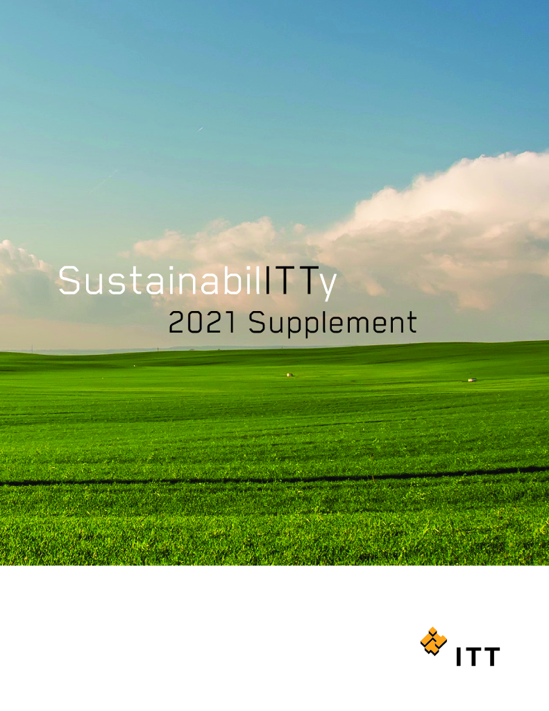 ITT Corp.（ITT）2021年可持续发展报告（英文版）