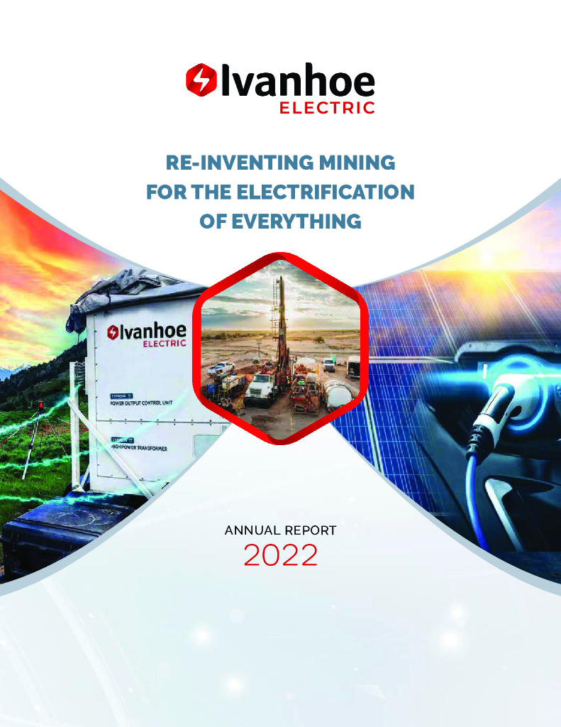 Ivanhoe Electric Inc.（IE）2022财年年度报告（英文版）
