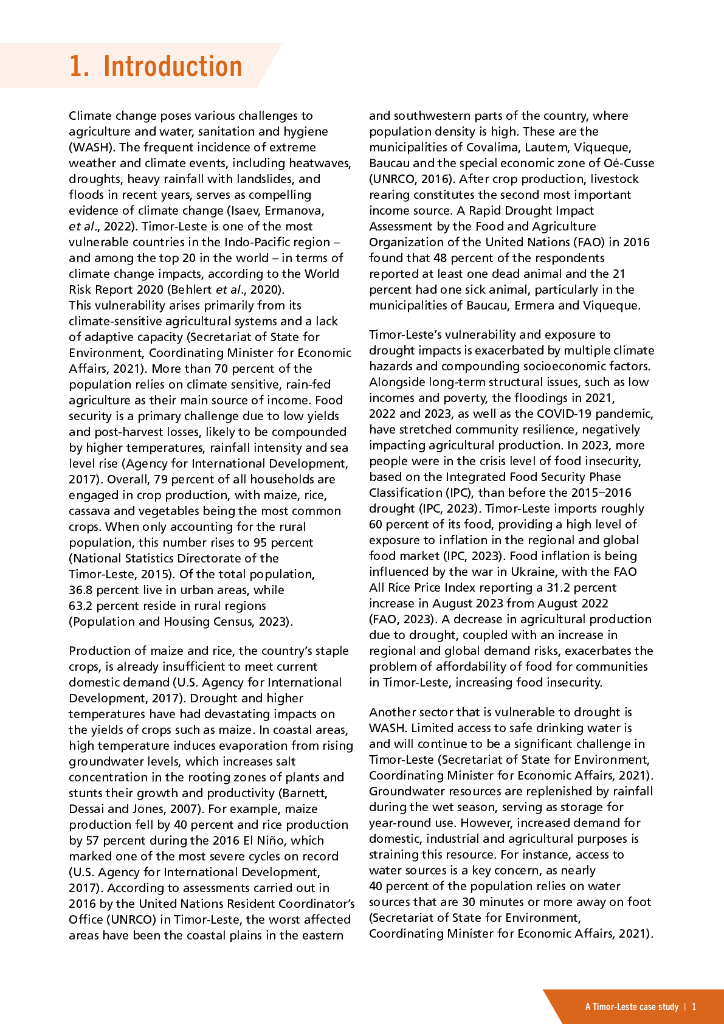 联合国粮农组织：2024探索人工智能在引发干旱预警行动中的应用报告：东帝汶案例研究（英文版）_第9页