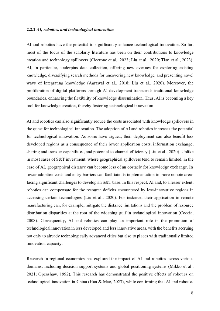 缩小创新差距人工智能和机器人是中国城市创新的驱动力（英文版）_第8页