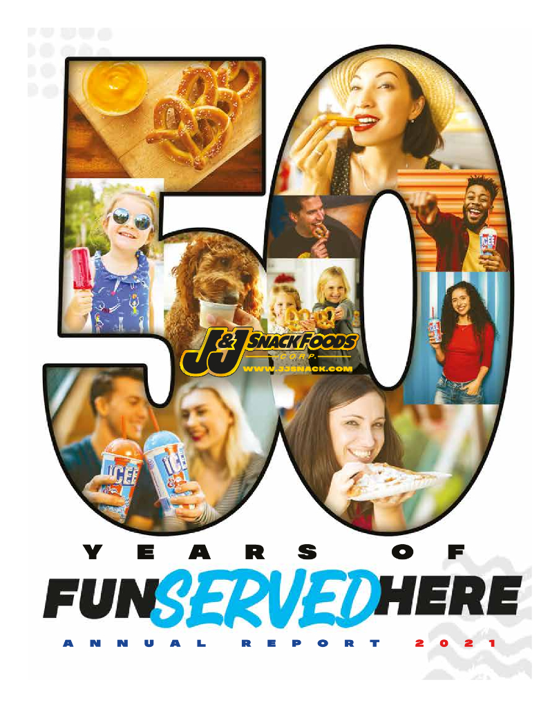 J&J Snack Foods Corp.（JJSF）2021财年年度报告（英文版）