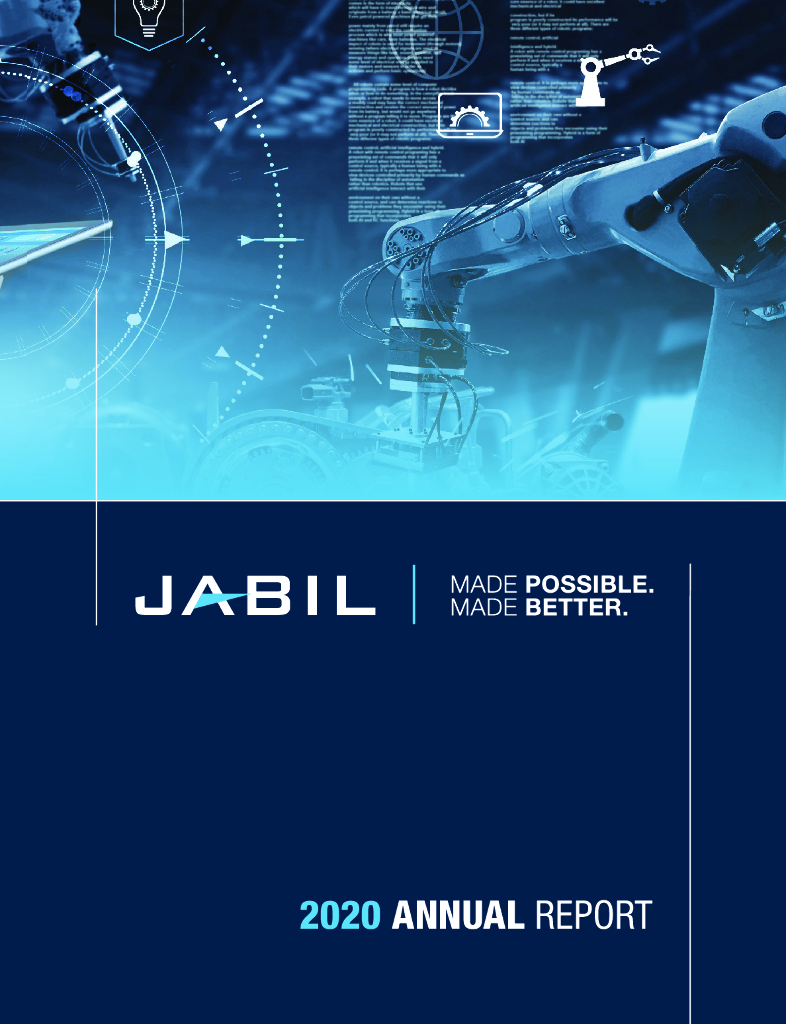 Jabil Circuit Inc.（JBL）2020财年年度报告（英文版）