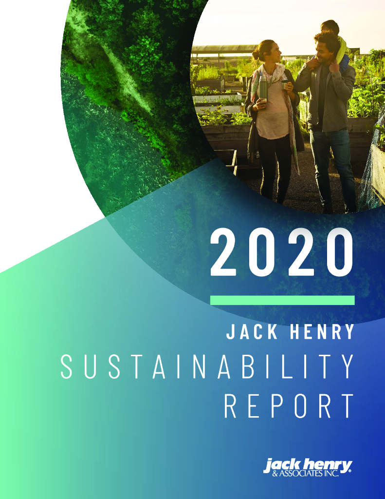 Jack Henry & Associates Inc.（JKHY）2020年可持续发展报告（英文版）