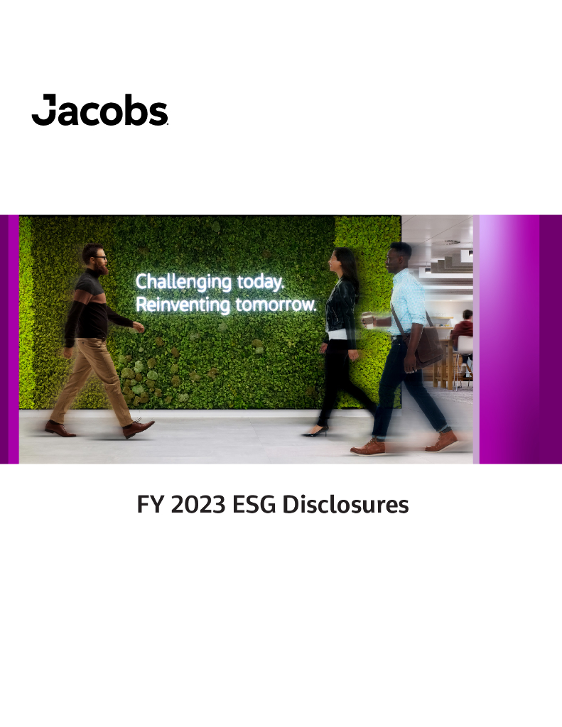 Jacobs Engineering Group, Inc.（JEC）2023年ESG报告（英文版）