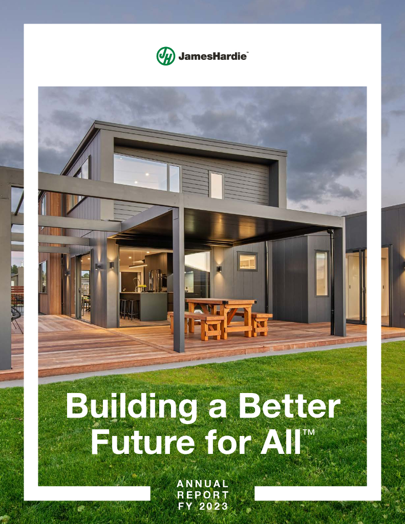 James Hardie Industries plc（JHX）2023财年年度报告（英文版）