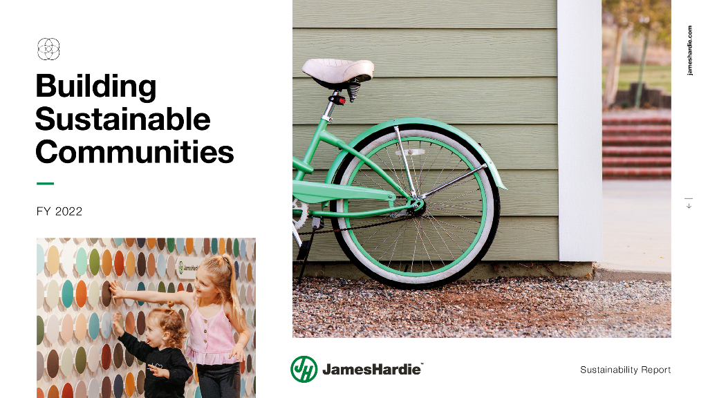 James Hardie Industries plc（JHX）2022年可持续发展报告（英文版）