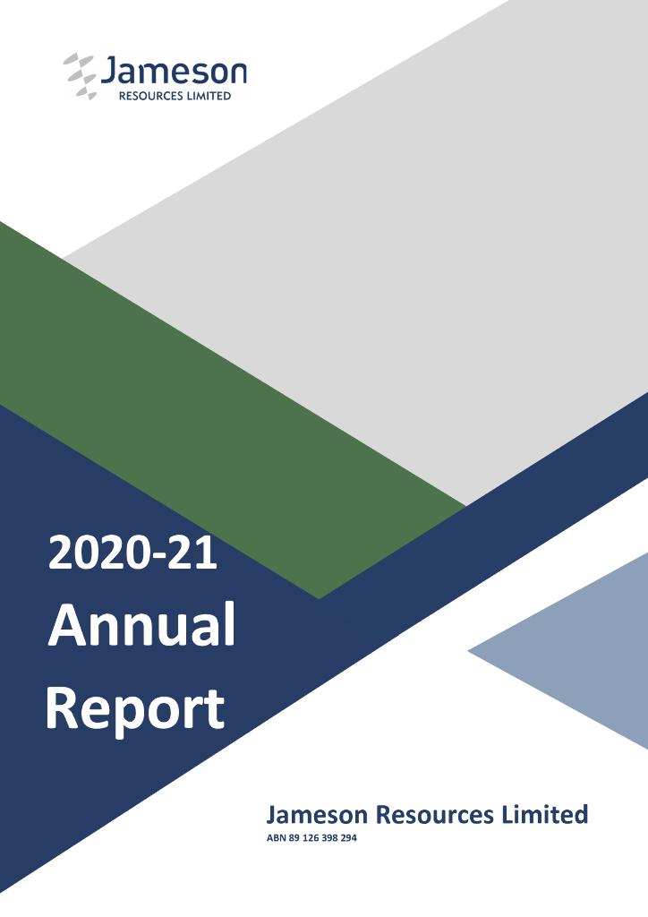 Jameson Resources（JAL）2021财年年度报告（英文版）