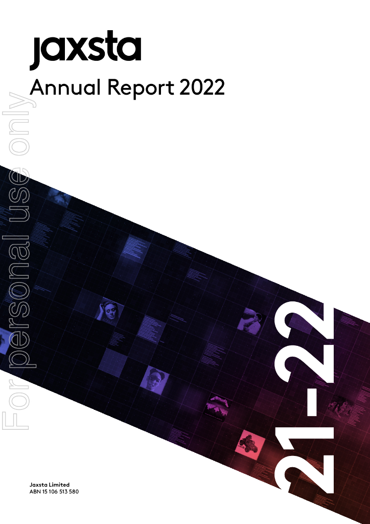 Jaxsta Limited（JXT）2022财年年度报告（英文版）