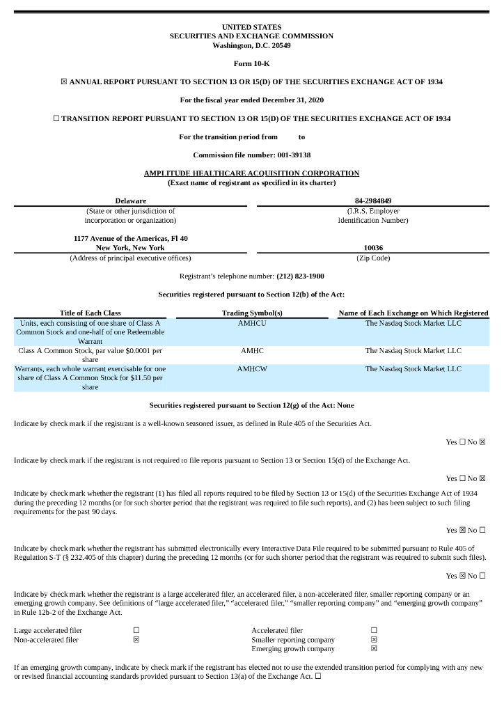 Jasper Therapeutics, Inc.（JSPR）2020财年年度报告（英文版）