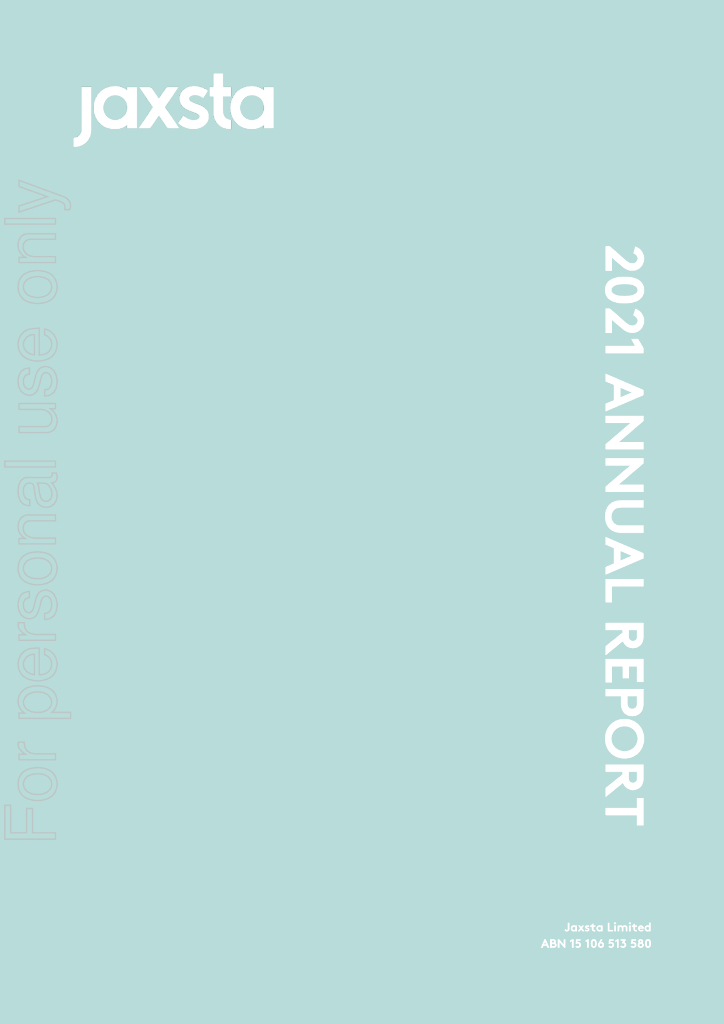 Jaxsta Limited（JXT）2021财年年度报告（英文版）