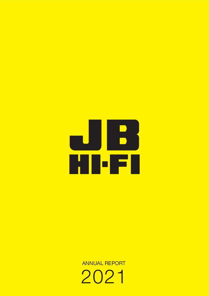 JB Hi-Fi Limited（JBH）2021财年年度报告（英文版）
