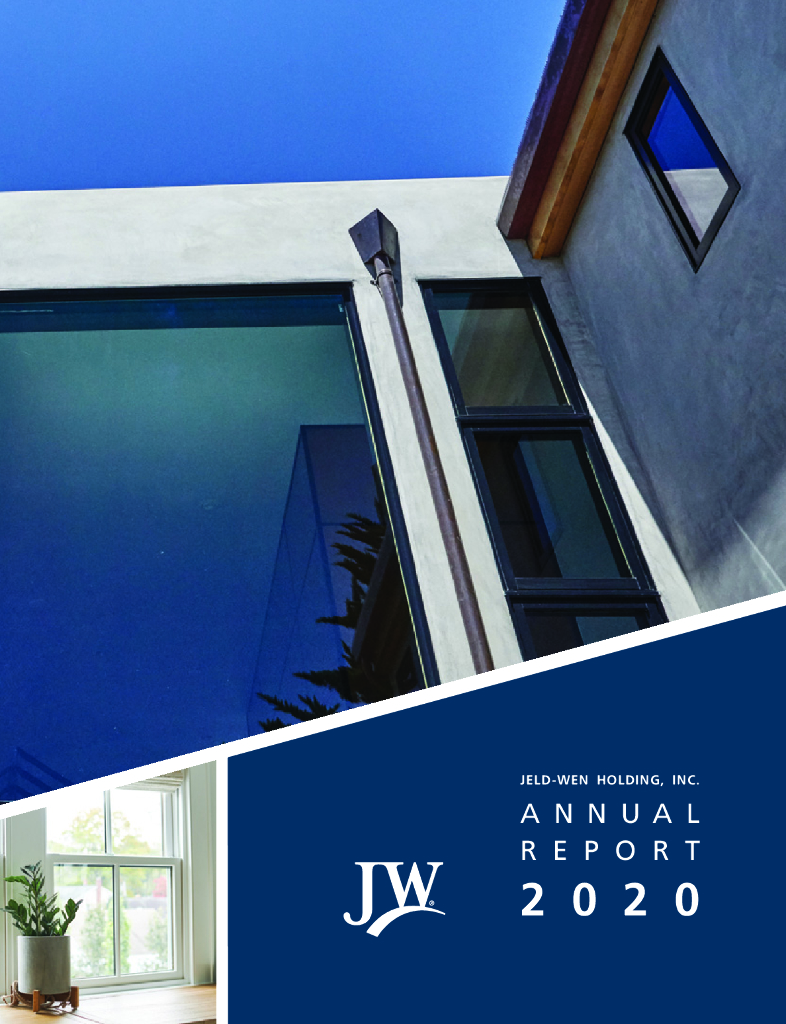 JELD-WEN Holding,Inc.（JELD）2020财年年度报告（英文版）