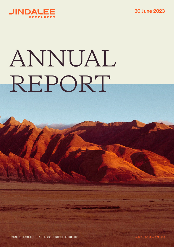 Jindalee Resources Limited（JRL）2023财年年度报告（英文版）