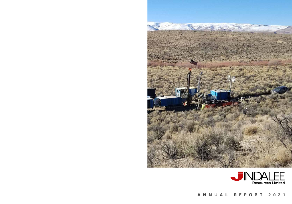 Jindalee Resources Limited（JRL）2021财年年度报告（英文版）
