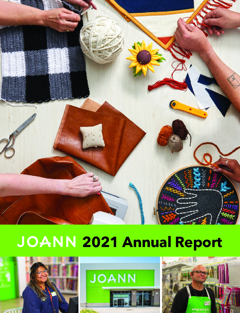 JOANN Inc.（JOAN）2021财年年度报告（英文版）