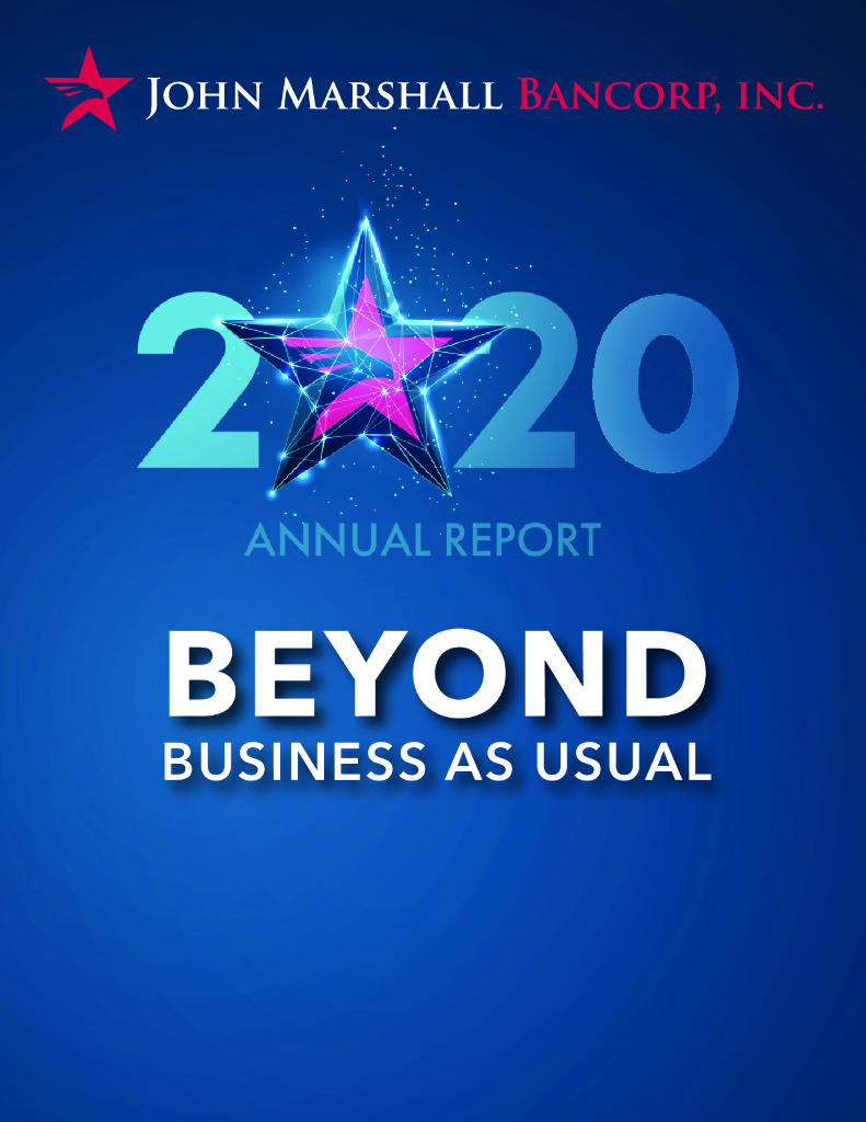 John Marshall Bancorp,Inc.（JMSB）2020财年年度报告（英文版）