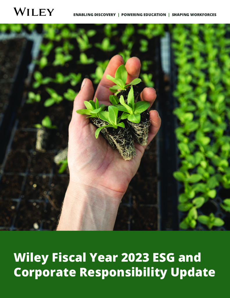 John Wiley&Sons Inc.（JW-A）2023年ESG报告（英文版）