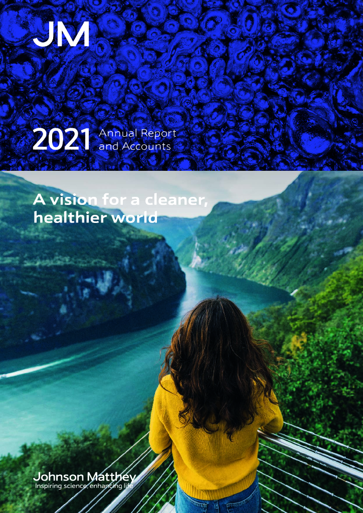 Johnson Matthey plc（JMAT）2021财年年度报告（英文版）