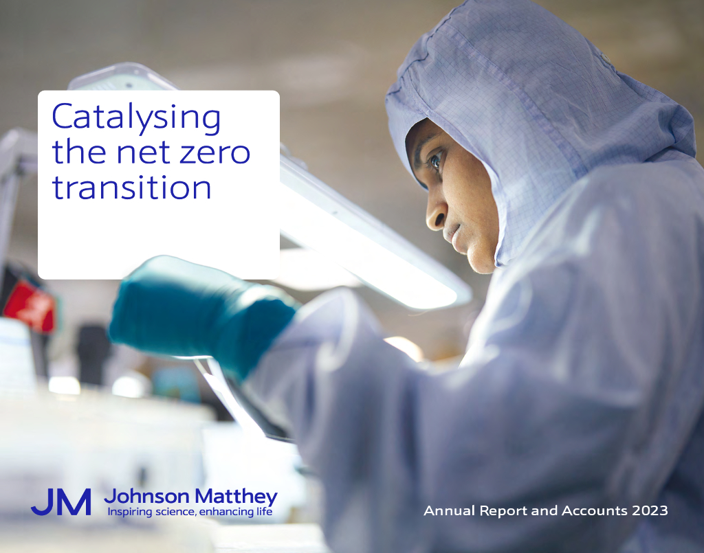 Johnson Matthey plc（JMAT）2023财年年度报告（英文版）